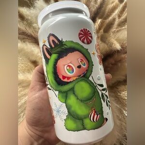 The Wild Taurus You’re a Mean One Grinch Labubu 16oz Christmas Cup